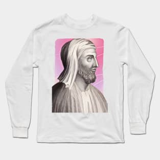 Greek Philosopher Plutarch illustration Long Sleeve T-Shirt